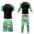 Cody Lundin Logo Men's MMA Rashguard Set Quick-Drying T Shirt for Running Cycling Gym Sports BJJ Gi Martial Arts Workout Suits