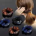Wholesale Old Style Korean Crystal Hair Accessories Diamond Scrunchies Elastic Hair Tie Scrunchies