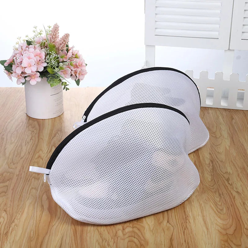 Wholesale Custom Hanging Mesh Sneaker Tennis Sports Shoes Laundry Wash Bag for Shoes