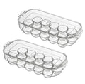 Home Egg Holder for Refrigerator 16 Count Egg Storage Container With Lid