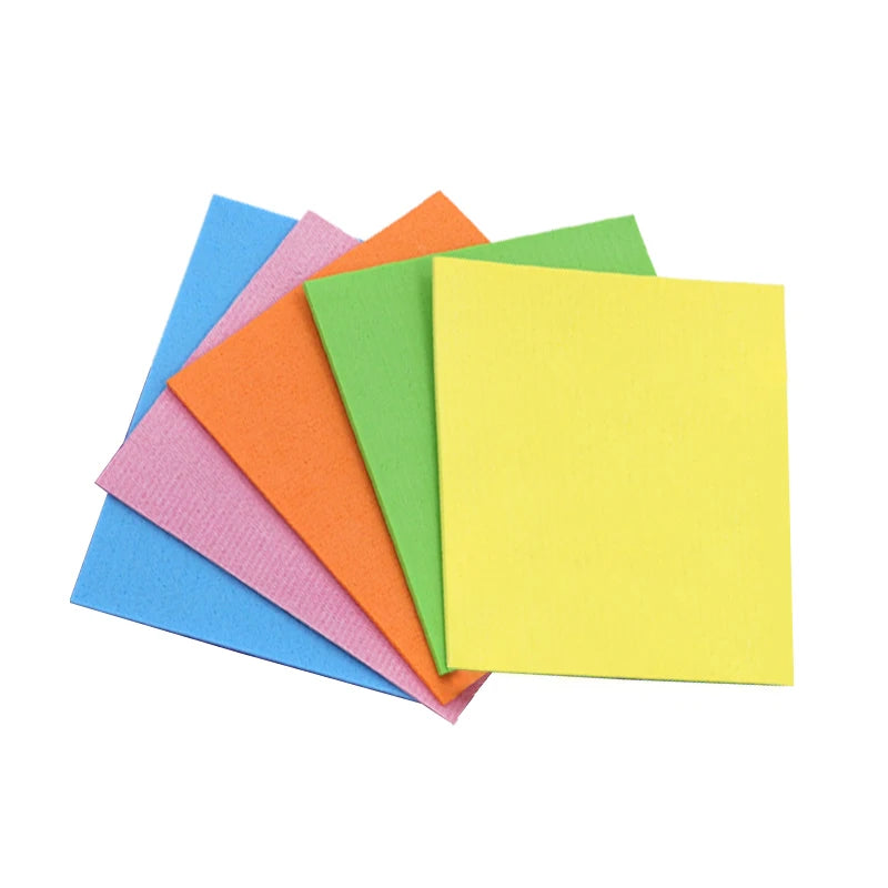 Hot Sale  Cellulose Cotton Dish Sponge Cloths Kitchen Wood Pulp Fiber Dishcloth