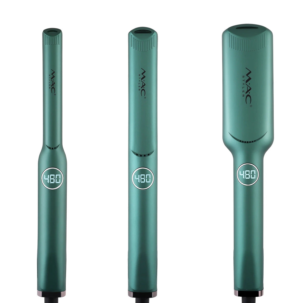 Turntable Control Private Label Straightener Titanium Flat Iron LED Temperature Display Suitable for Salon Styling Straightener