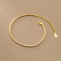 Daidan Bracelet Zircon Bling Bracelet Women 2mm Iced Out Tennis Gold Plated Sterling Silver Tennis Bracelet