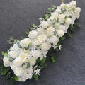 Artificial Flower Arch Row Table Runner for Wedding Backdrop Festive Graduation Mother's Day Easter Christmas New Year