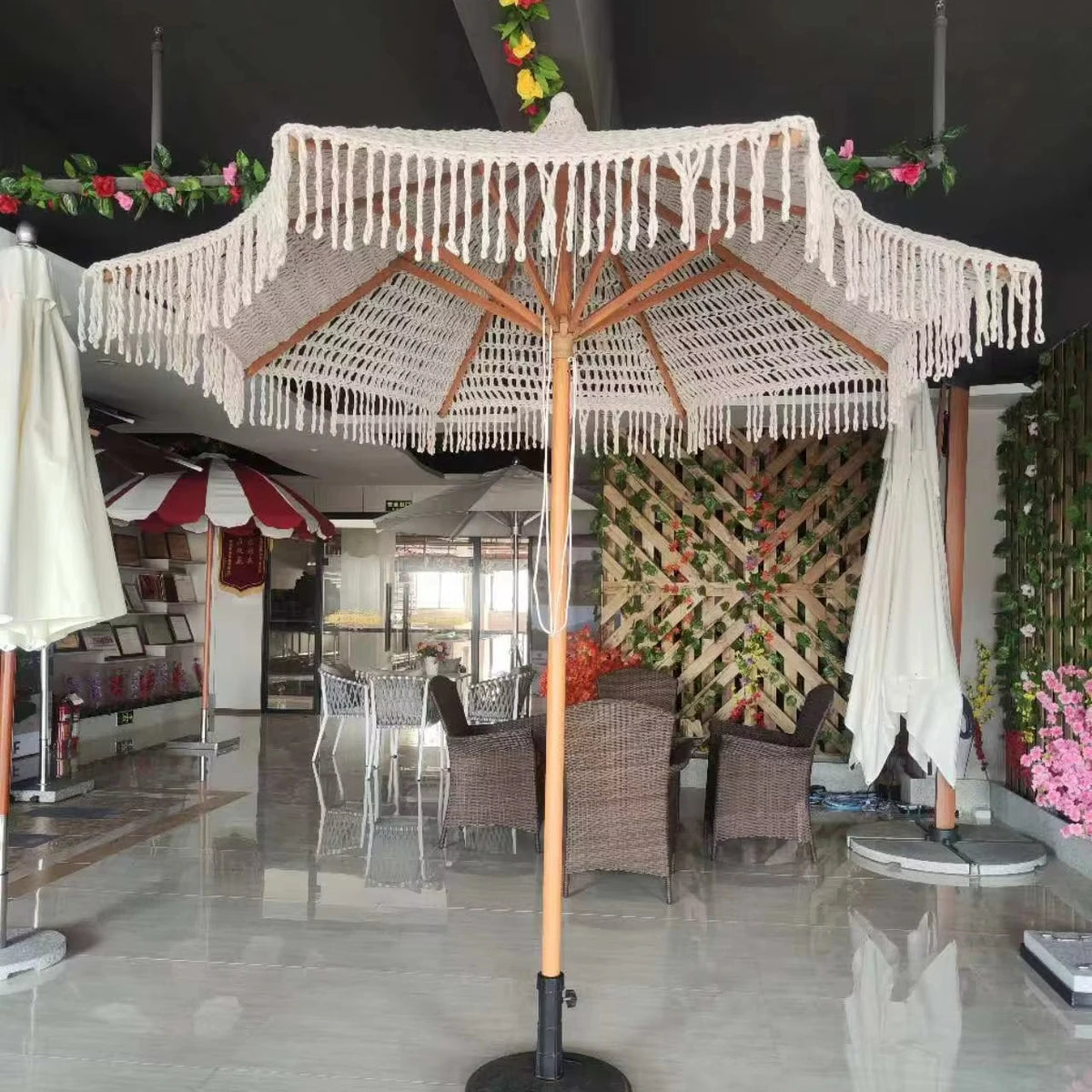 Marquee Tent Weddings Events Outdoor Garden Umbrella Retractable Canopy EZUP Awnings Gazebo Crochet Outdoor Furniture Courtyard MegaBDM