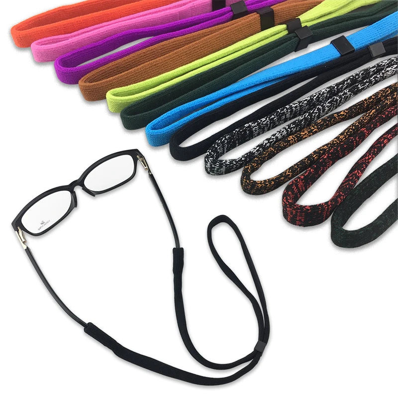 Adjustable Elasticity Outdoor Sports Glasses Neck String Retainer Elastic Eyewear Lanyard Strap Holder Eyewear Accessories