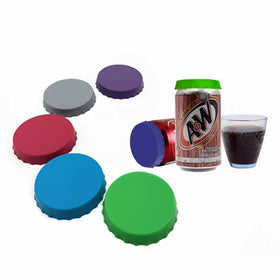 Custom Silicone Beverage Beer Can Lids Soda Saver Stopper for Drinkware Accessories