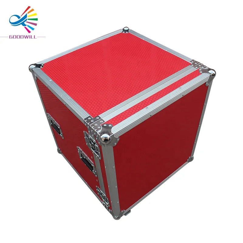 Customized Durable Aluminum Flight Case Amp Rack with Drawer Wheels for Coffee and Tea Equipment OEM