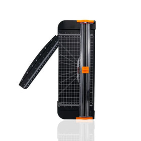 Portable A4 Slitting Knife DIY Mini Plastic Paper Cutter Safe 12-inch High-Efficiency 0.1mm Cutting Office School File Photo