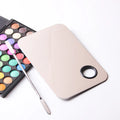 Low MOQ Beauty Care Make Tools square Shape Stainless Steel Makeup Cosmetic Mixing Palette Set