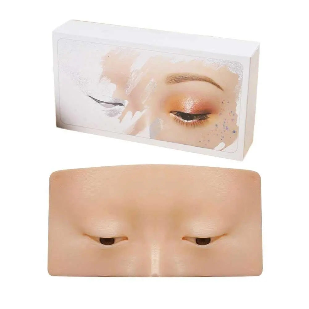 Wenshen Newest Design Tattoo Bionic Eye Silicone Skin Pad Mannequin Eyes Makeup Practice Face Board