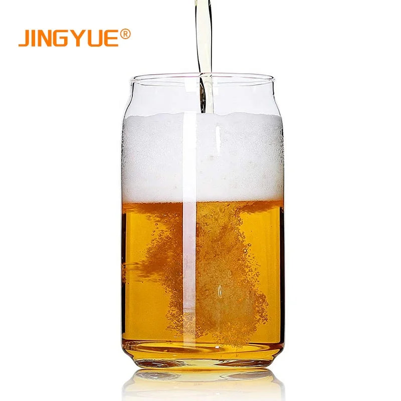 Sleek Minimalist Custom Logo Eco-friendly Versatile Multi-purpose Drinking Glass for Coke Beer and Mixed Drink in Bar