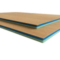8.0mm Thick Waterproof PVC Sports Flooring Roll Modern Basketball Court Design Hot Press Wood Hotel Vinyl Flooring for United
