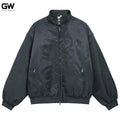 Unisex Slim Men's Bomber Flight Jacket for Autumn Winter Summer Casual Streetwear Baseball Coat with Puff Printing Male Uniform