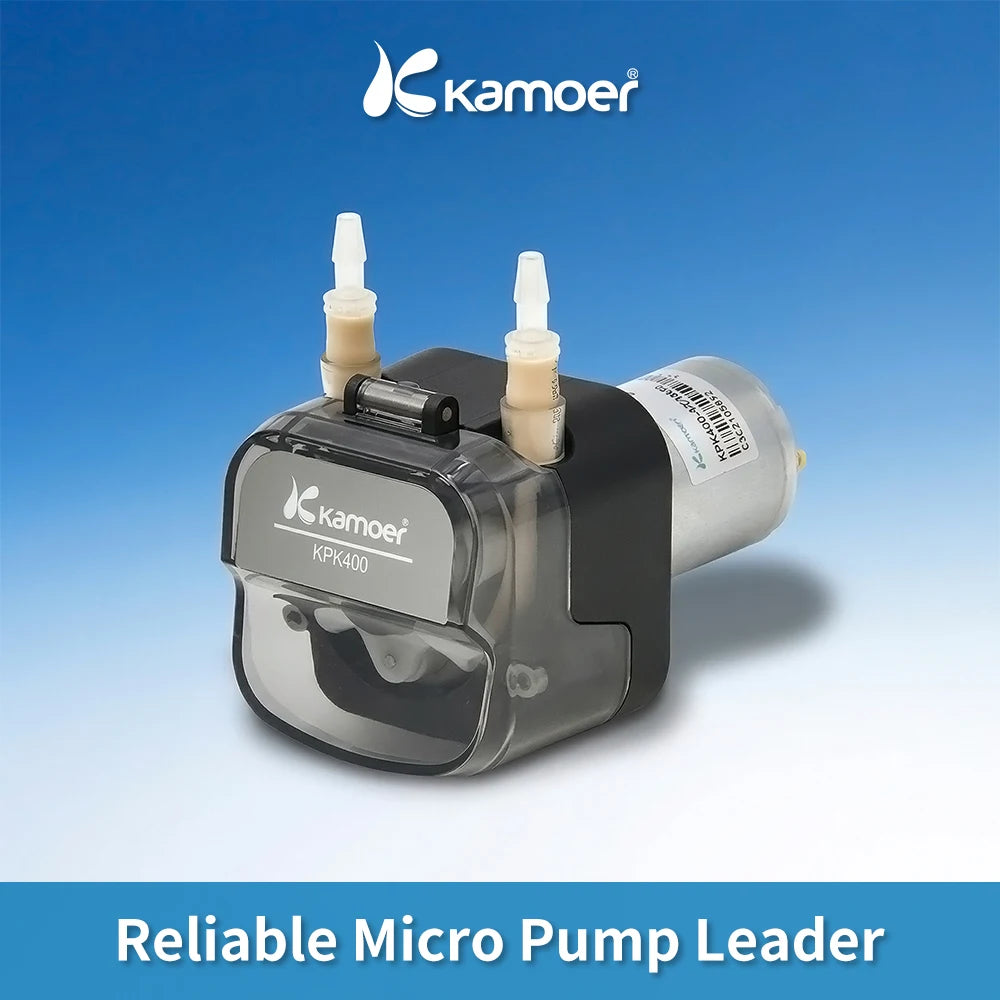 Kamoer KPK400 260-400ml/min 12V 24V Brush Brushless 3 Rollers New Style Peristaltic Pump