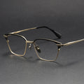 Custom Branded Extra Light Titanium Eyeglasses for Men Solid Pattern Optical Frames for Custom Eye Glasses Spectacles