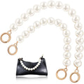 Ie Chmitation Pearl Bead Handlain Short Handbag Purse Chain Replacement Handbag Pearl Chain Lady Fashion Gold Chain