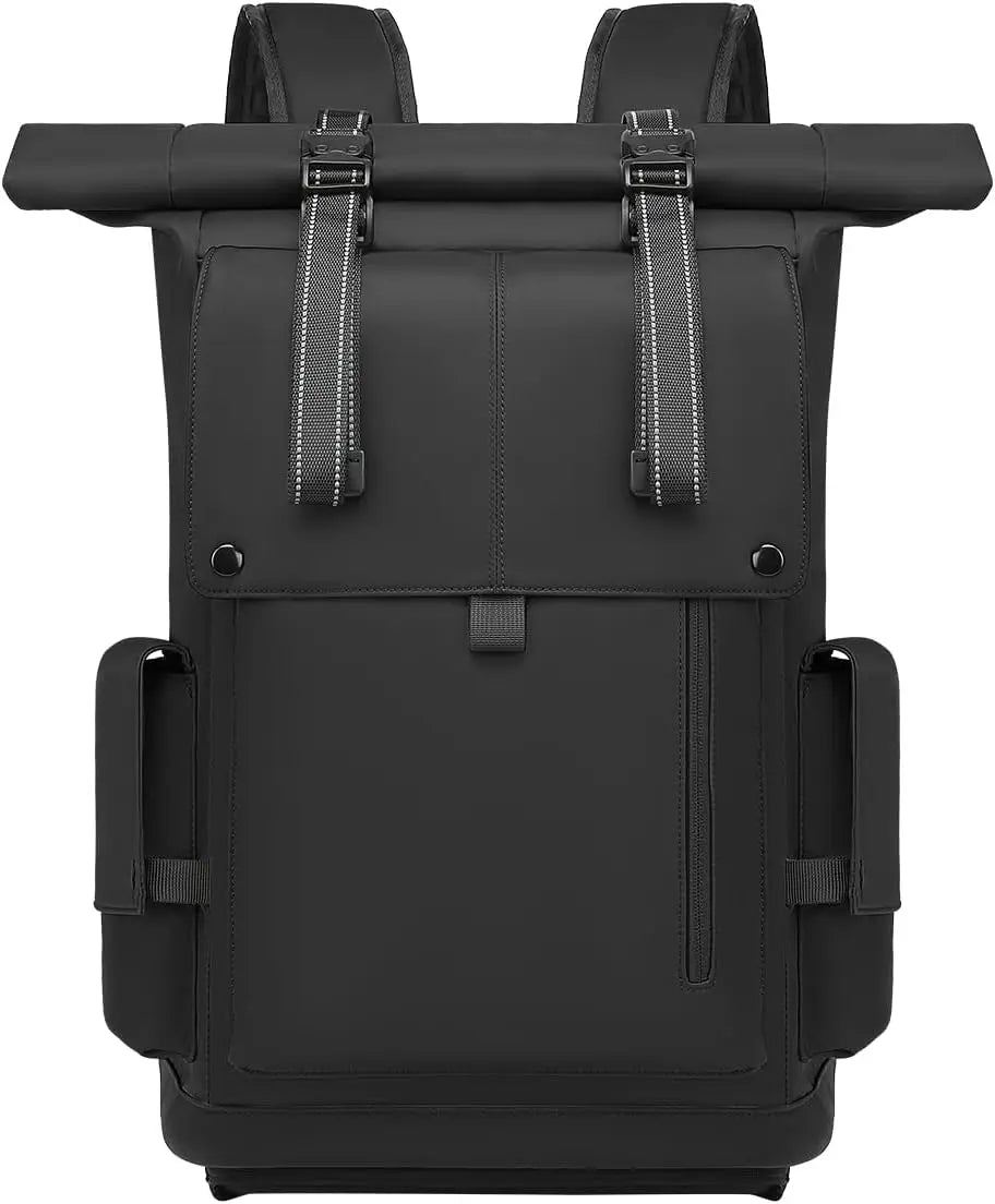 42L Rolltop Backpack for Men Women Waterproof Laptop Backpack 17.3 Inch USB for Business School University for Cycling Bicycle