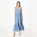 Cute Sky Blue Dress for Women Lounge Dress for Woman Prom Gowns Evening Dress Party
