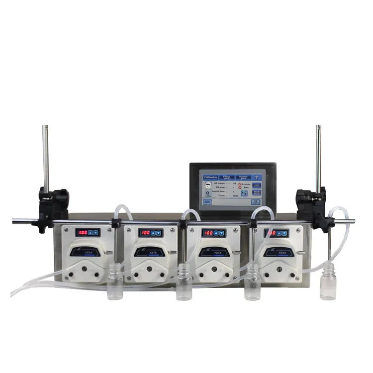 LANDTO Intelligent 220V 110V 4 Heads Peristaltic Pump Filling System Witch Touch Screen