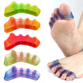 2025 New Colorful Toe Orthopedic Bunion Pain Relief Flexible Silicone Gel Toe Separator