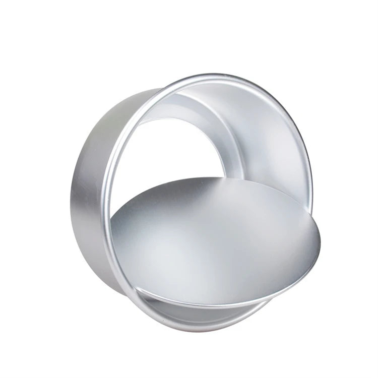 2/4/5/6/8/9/10/12/14/16/18inch Aluminum Alloy Nonstick Round Chiffon Cake Pan Baking Mould Removable Bottom DIY Baking Tools