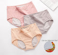 Mid Waist Menstrual Panties Wholesale Women OEM ODM Service Panty With Front Pocket for Heating Pads Leakproof Period Underwear