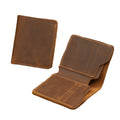 Men's Wallet Vintage Coin Purse Small Mini Card Holder Vertical Genuine Leather Wallet Short Male Wallet Pocket