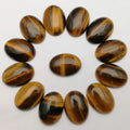DIY DIY Manufactures Suppliers Natural Semi Precious gemstones 15*20mm Oval Tiger Eye Cabochon Genuine crafts HY