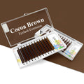 Abonnie 0.03 0.05 0.07 J B C CC D DD L LJ LB LC LD M LU Curl 5-25mm Brown Lash Trays Volume Cashmere Lash Extensions