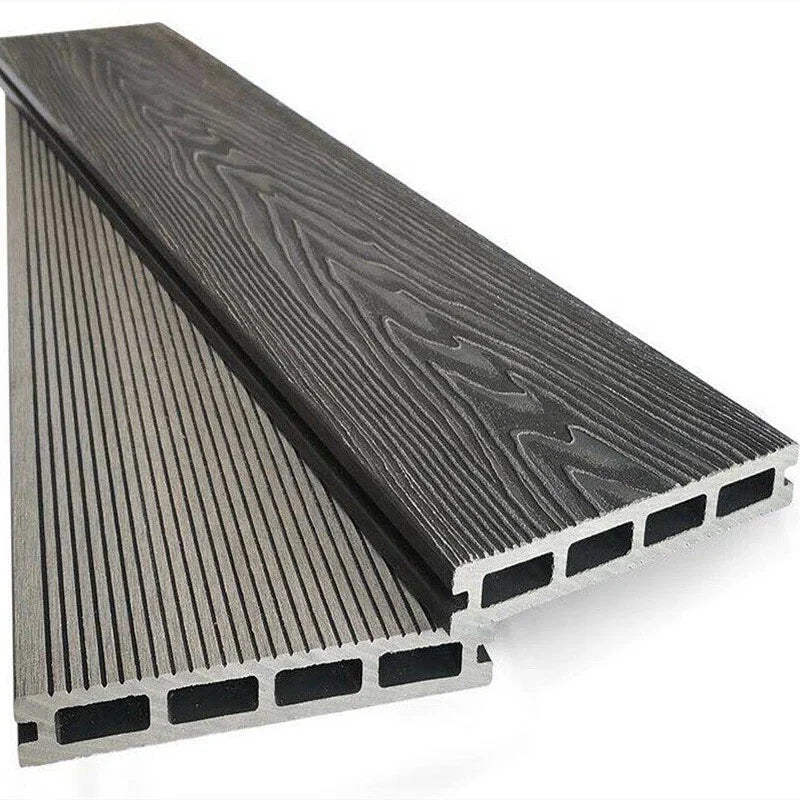 Outdoor Decking 3D Wood Texture Co-extrusion WPC Composite Deck Panels for Garden & Hall Use Waterproof Eco-Friendly Flooring
