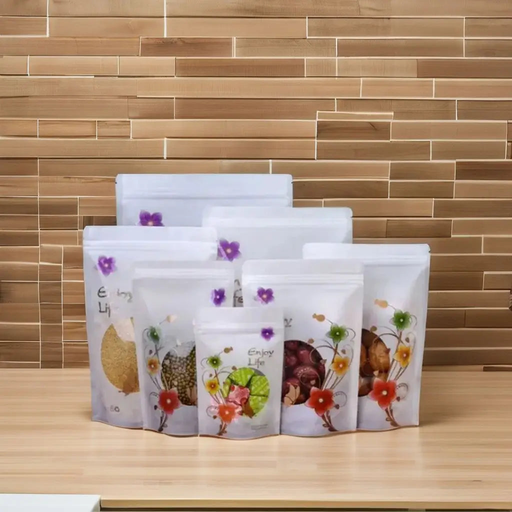 Custom Printed Food Packaging Resealable Bag Stand up Pouch Aluminum Foil  Plastic Bags With Zip Lock Mylar Bag