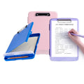 Xinyi Art File Folder Custom Writing Board PP A4 Nursing Storage Foldable Black Clipboard with Clip CE Certified