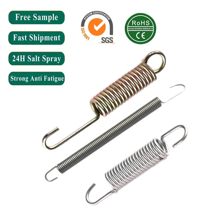 High Precision Stainless Steel Industrial Coil Spring Tension Spiral for Autos Motorcycles Hardware Nickel Compression Extension