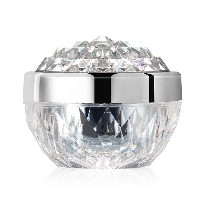 Fresh Design Luxury Empty 50ml Diamond Acrylic Plastic Face Cream Eye Cream Jars