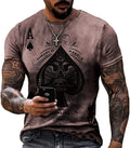 Fitspi 3d T Shirts Men Funny Workout Tees Shirt Casual Short Sleeve Vintage T Shirt
