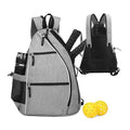 Customized LOGO Large Capacity Travel Sling Racquet Tennis Racketball Badminton Racket Bags Crossbody Backpack for Pickleball