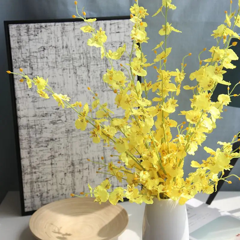 L06205 2020 Wholesale Faux Artificial Orchid Flowers Artificial Dancing Lady Orchid for Wedding Party Decoration