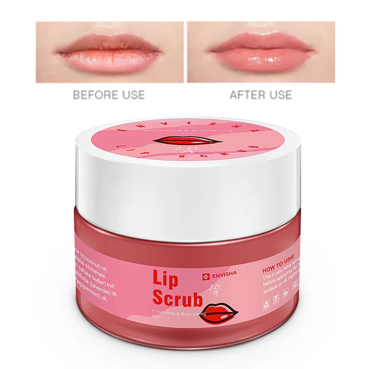 Wholesale Remove Dead Skin Exfoliator Natural Sugar Organic Lip Scrub Private Label