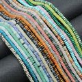 Small Natural Crystal Quartz Healing Gemstone 4x2mm Faceted Rondelle Spacer Stone Beads for Jewelry Craft Making