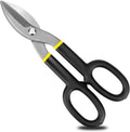 American Type Tin Snip Iron Scissors 10'' Industrial Grade Multi-Purpose Electrician's Scissors for Shearing Cutting Embroidery