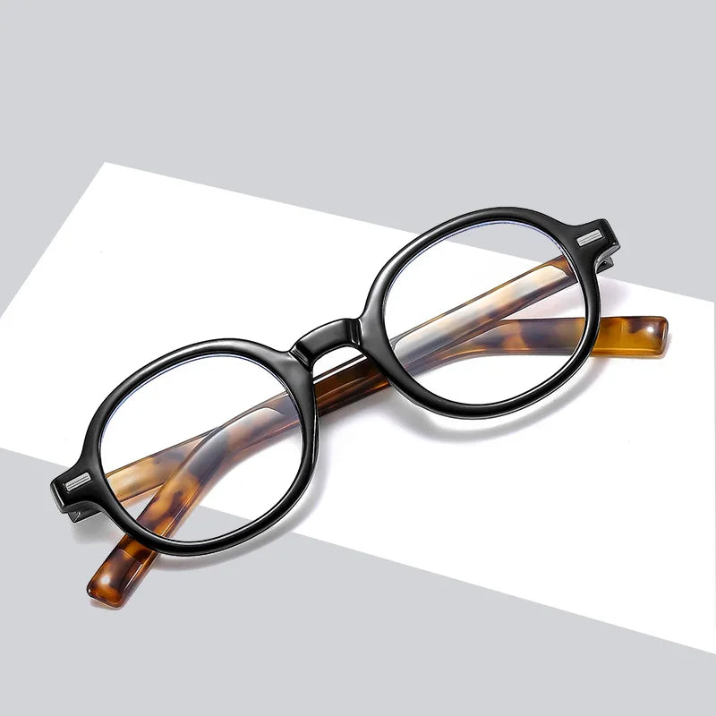 3664 Vintage Men Eyewear Optical Anti Blue Light Glasses Men Eyeglass Frames Fashion Glasses Female Women Round Frame Glasses