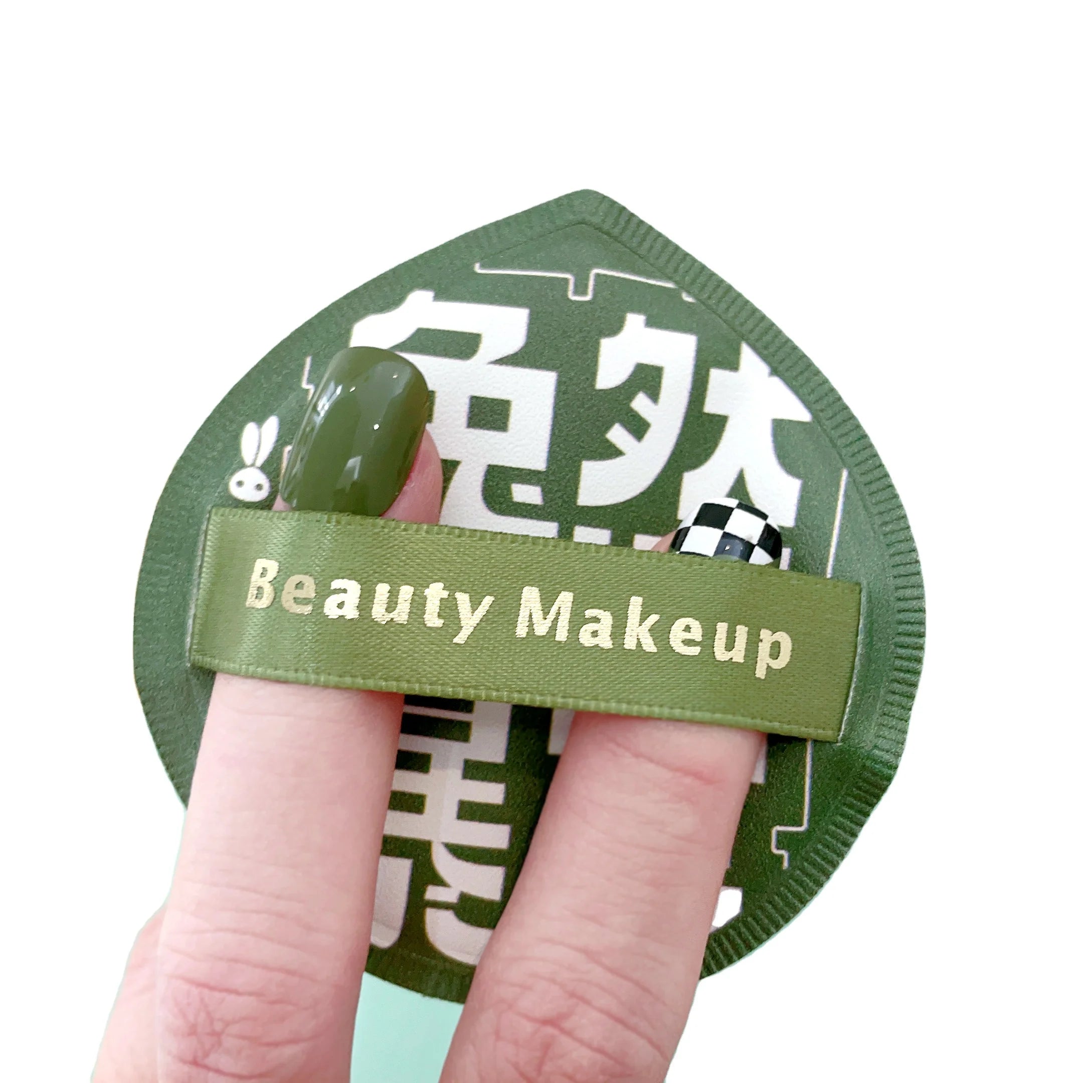 New Big Drop Cotton Candy Powder Puff Soft Wet and Dry Makeup Puff with Custom Logo for Daily Use OEM Service Available