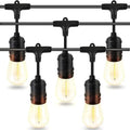 Solar S14 Outdoor Garden String Light Plastic Bulbs IP65 Waterproof