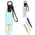 Custom Colorful Keychain Fashion Girl Gift Women Backpack Decorations and Rope Key Pendant Bracelet