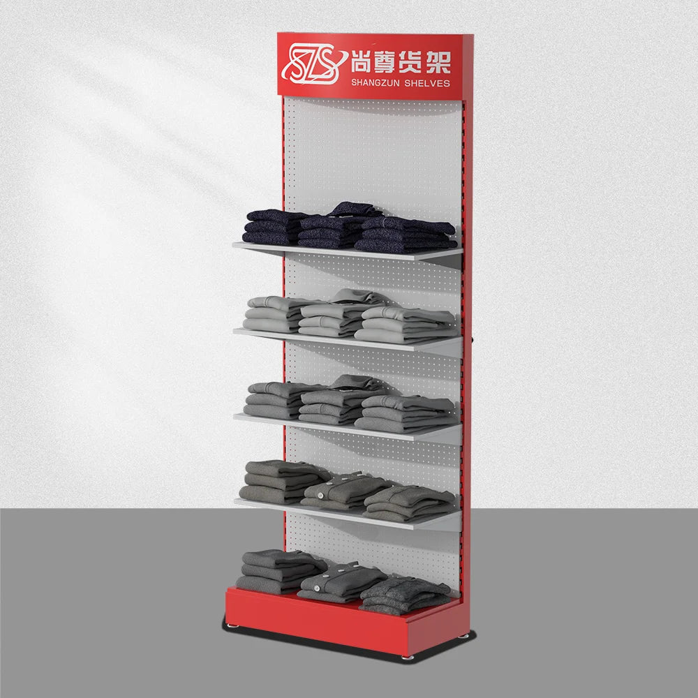 Metal Material Pegboard Display Rack Tool Display Rack Clothing Display Rack Shelves for Retail Store Shelf Shelves Metal