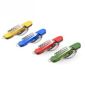 Stainless Steel Kitchen Utensil Set 7-in-1 Folding Tableware (Fork/Knife/Spoon/Bottle Opener) for Camping Backpack Picnic Cutler