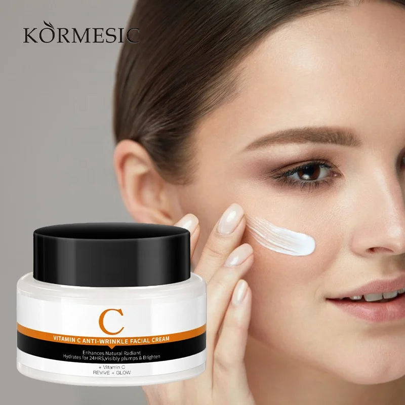 OEM ODM Private Label KORMESIC Hot Selling Vitamin C Anti-wrinkle Anti Aging Skin Beauty Moisturizing Facial Cream