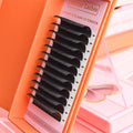 Super Soft Matte Black Lash Trays 0.05mm Custom Package Mink Eyelash Extension Easy Fans Blooming Eyelash  Extension