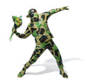 Wholesale Custom Banksy Throw Flower Boy Banksy Art Sculpture Resin Craft Decorative